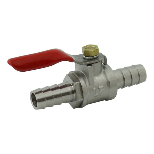 Gas Ball Valve: 3/8" Double Barb