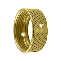 Faucet Coupler Ring: Brass (Knurled)