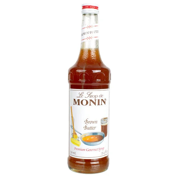 Monin: Premium Brown Butter Flavoring Syrup - 750 ml.