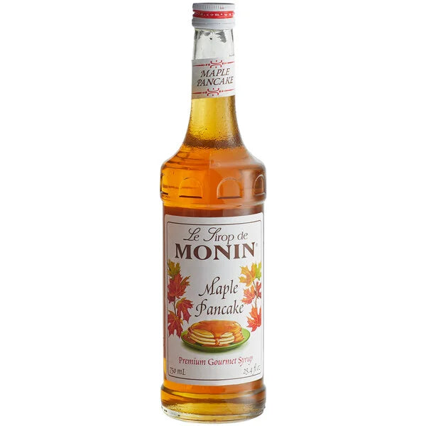 Monin: Premium Maple Pancake Flavoring Syrup - 750 ml.