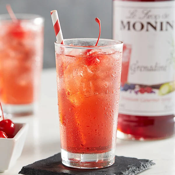 Monin: Premium Grenadine Flavoring Syrup - 750 ml.