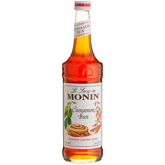 Monin: Premium Cinnamon Bun Flavoring Syrup - 750 ml.