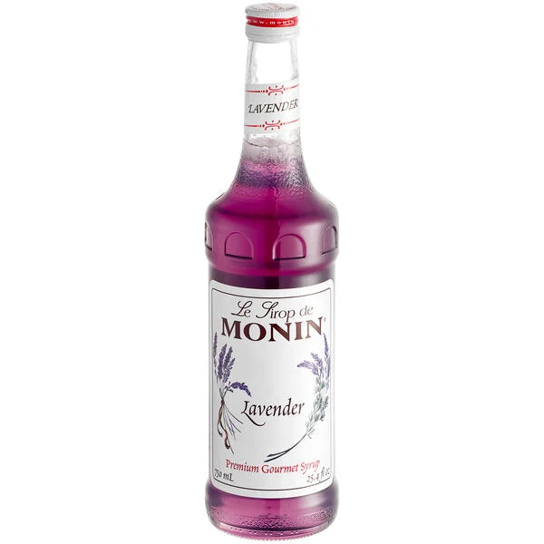 Monin: Premium Lavender Flavoring Syrup - 750 ml.