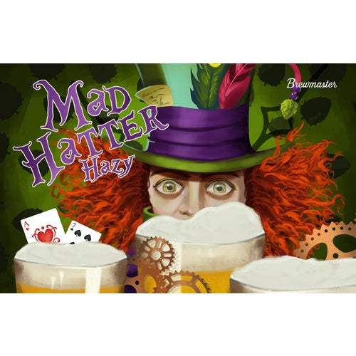 Brewmaster Extract Beer Brewing Ingredient Kit: Mad Hatter Hazy IPA