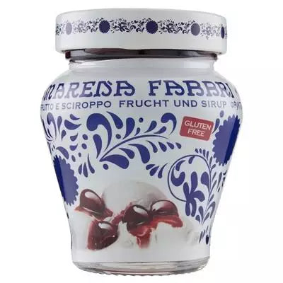 Fabbri: Amarena Cherries in Syrup (230g Glass Jar)