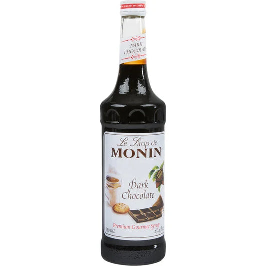 Monin: Premium Dark Chocolate Flavoring Syrup - 750 ml.