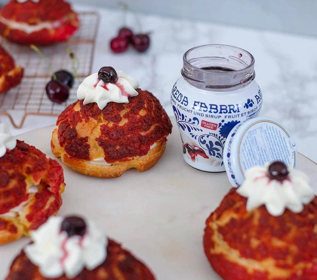 Fabbri: Amarena Cherries in Syrup (230g Glass Jar)