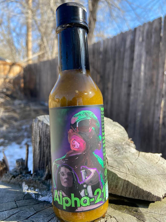 Horrifying Hot Sauce: Alpha-21 Hot Sauce (5 oz.)