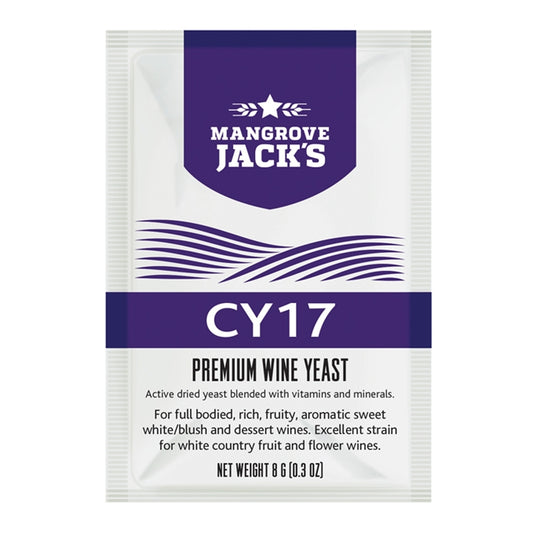 Mangrove Jack's CY17 Dry Wine Yeast (8g)