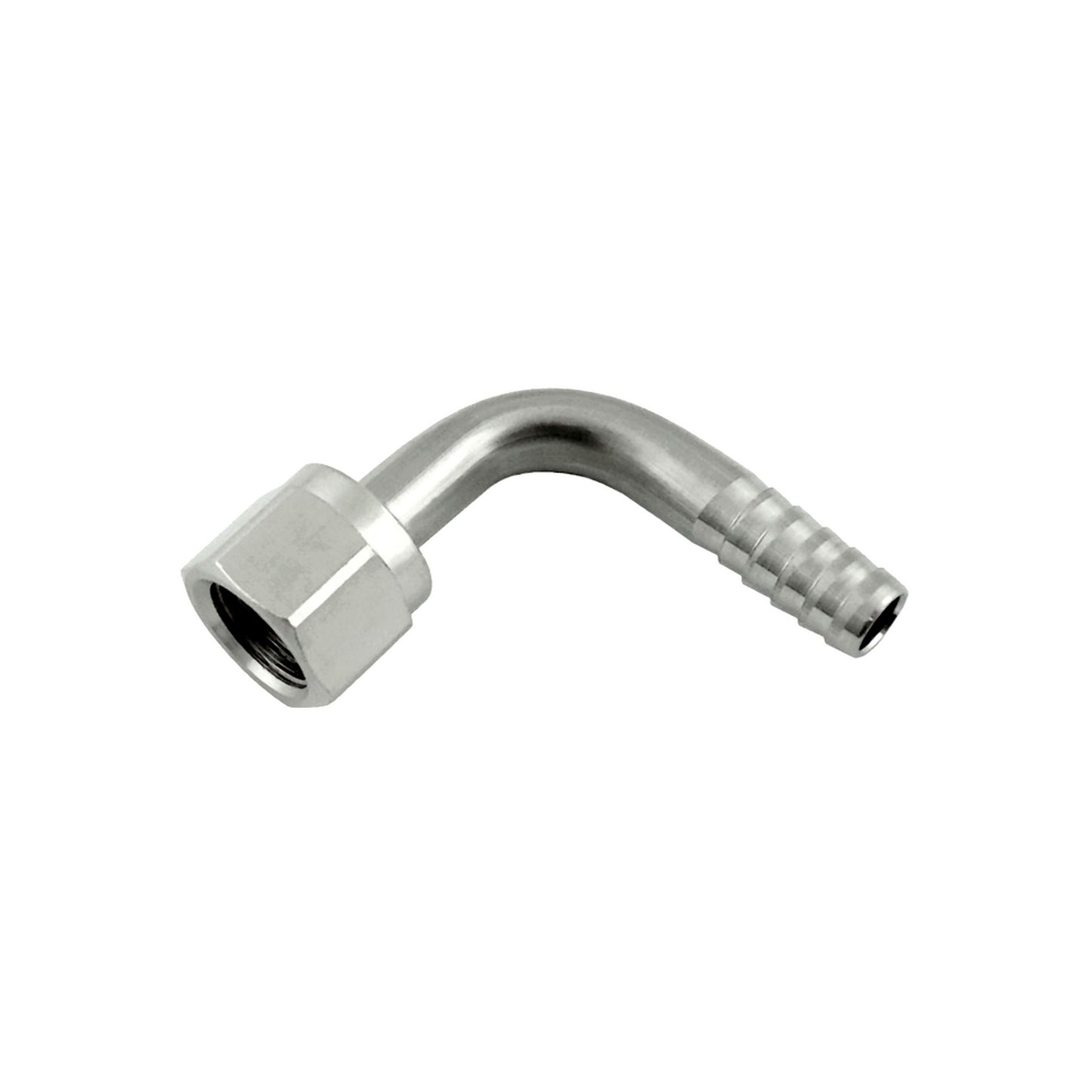 90 deg. Swivel Elbow 1/4"FFL x 1/4 Barb