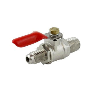 Gas Ball Valve: 1/4" MPT x 1/4" Flare