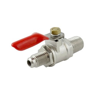 Gas Ball Valve: 1/4" MPT x 1/4" Flare w/o Check Valve