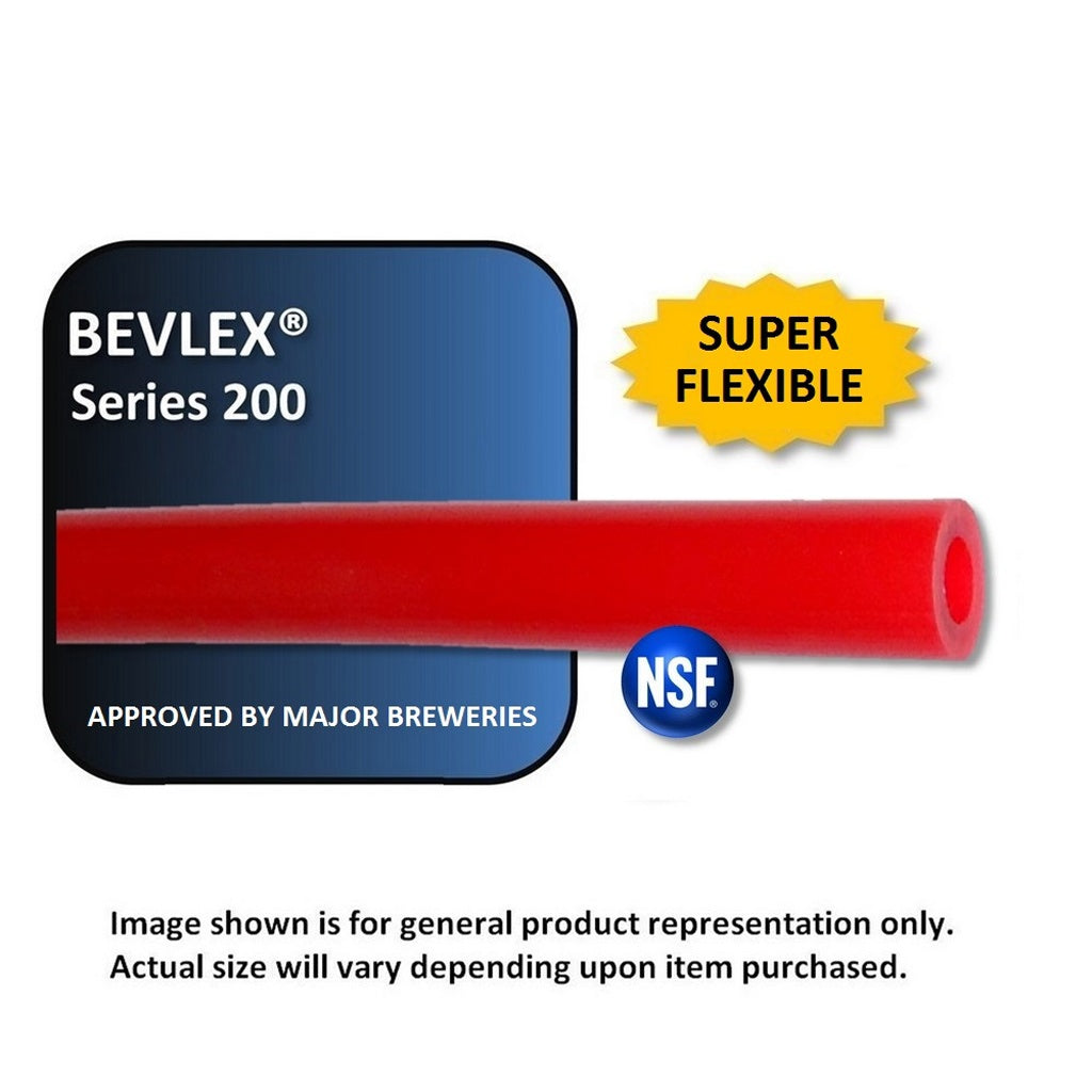 5/16 in. (I.D.) x 9/16 in. (O.D.) Bevlex PVC: Red Gas Line Tubing