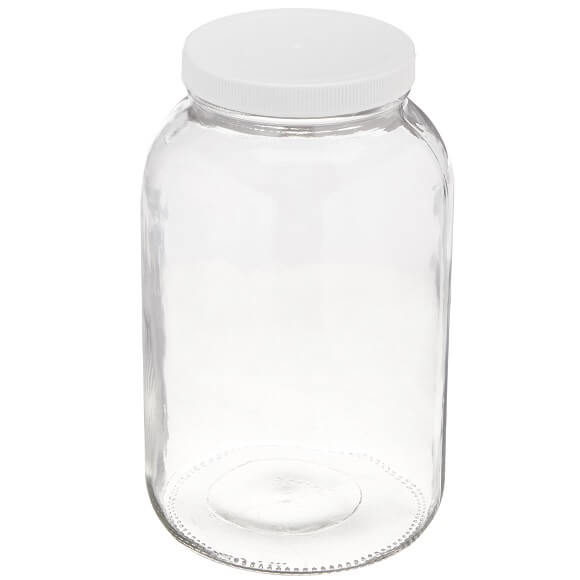 Glass Wide Mouth Jar: 1 Gallon (110 mm)