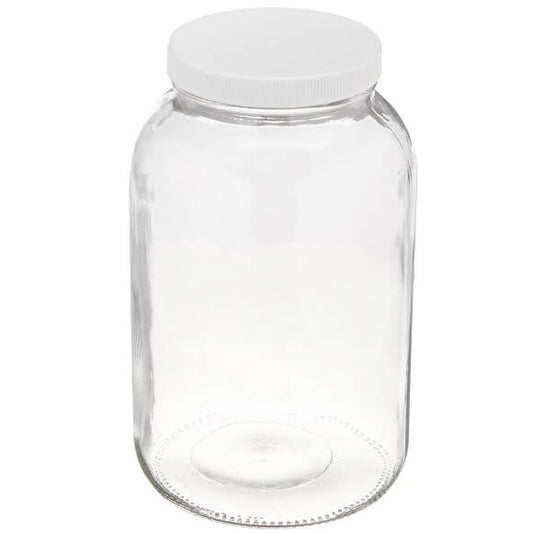 Glass Wide Mouth Jar: 1 Gallon (110 mm)