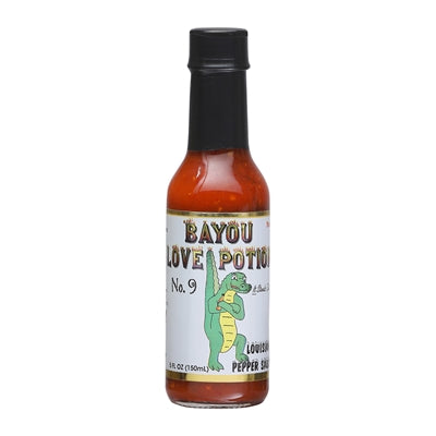 Bayou Love Potion Number 9 Louisiana Peppa Sauce (Heat Rating: 7)