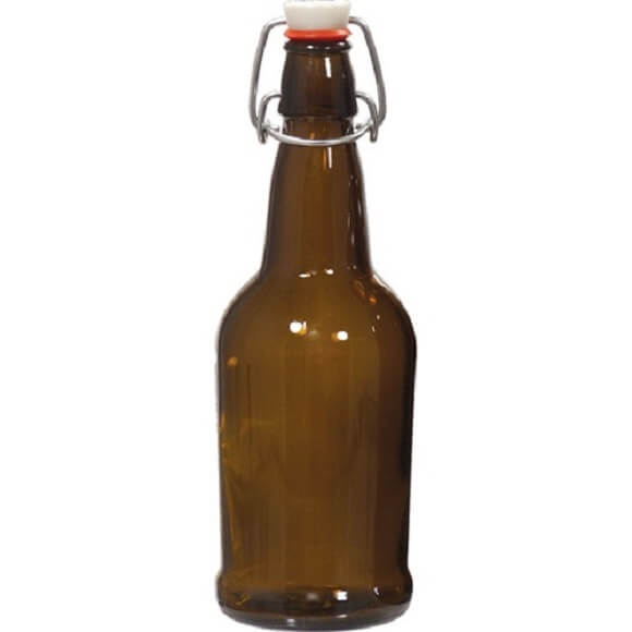 16 oz. Amber Pop Tops Bottles