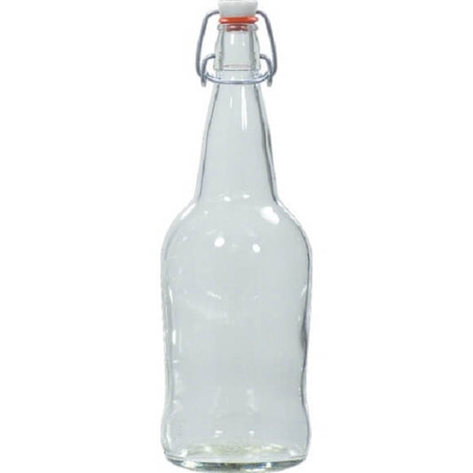 1 Liter Clear Flip Top Bottles