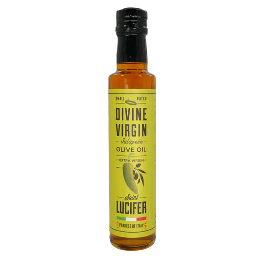 St. Lucifer Foods Co. Jalapeno Infused Extra Virgin Olive Oil - Product of Italy