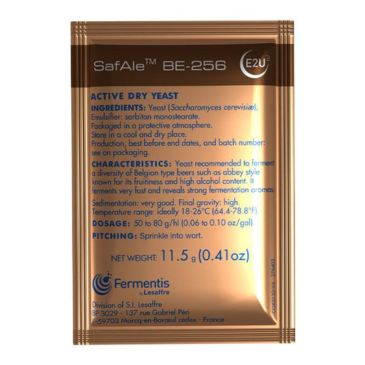 Fermentis SafAle™ BE-256 Belgian Ale Dry Yeast