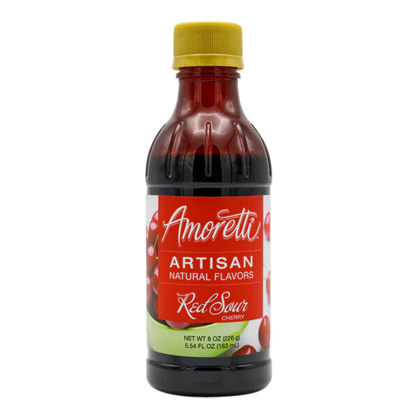 Amoretti® Red Sour Cherry Artisan Fruit Puree: 8 oz.