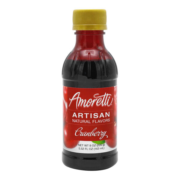 Amoretti® Cranberry Artisan Fruit Puree: 8 oz.