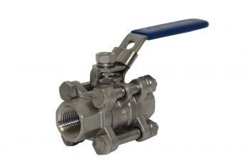 3/4" 3 Piece Ball Valve - SS