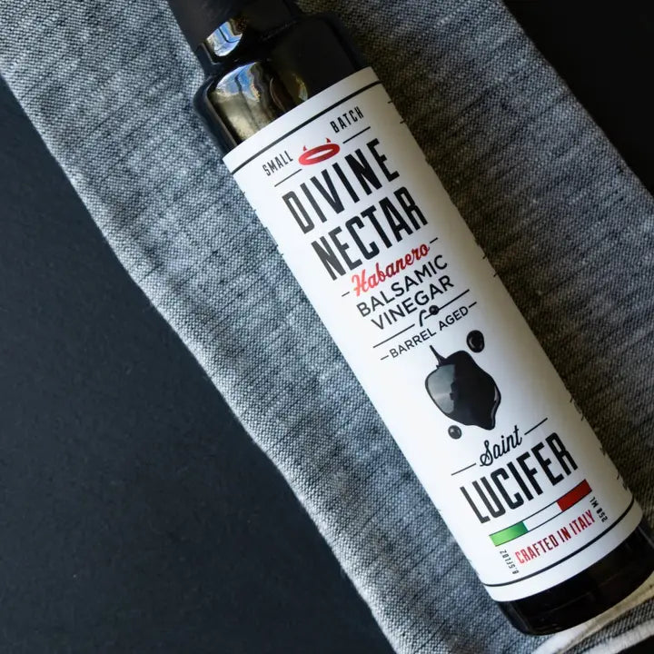 St. Lucifer Foods Co. Habanero Infused Balsamic Vinegar - Product of Italy