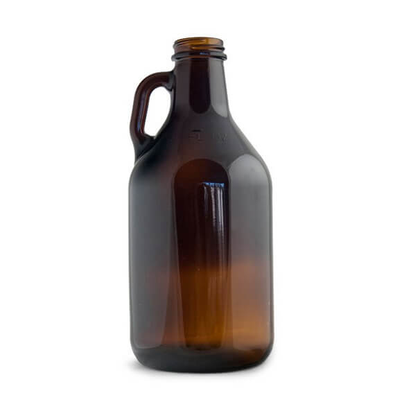 32 oz. Amber Growler