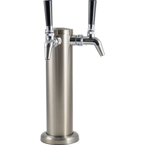 KOMOS® Stainless Draft Tower With Intertap® Faucets: 2 Faucets (w/ Duotight Fittings)