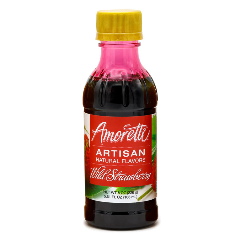 Amoretti® Wild Strawberry Artisan Fruit Puree: 8 oz.