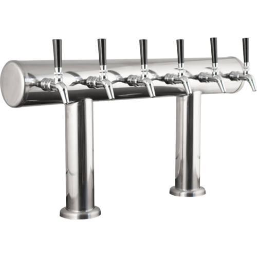 KOMOS® Double "T" Draft Tower: 6 Faucet