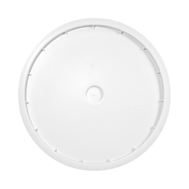 8 Gallon Plastic Bucket Lid: Solid