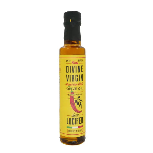 St. Lucifer Foods Co. Calabrian Chili Infused Extra Virgin Olive Oil - Product of Italy