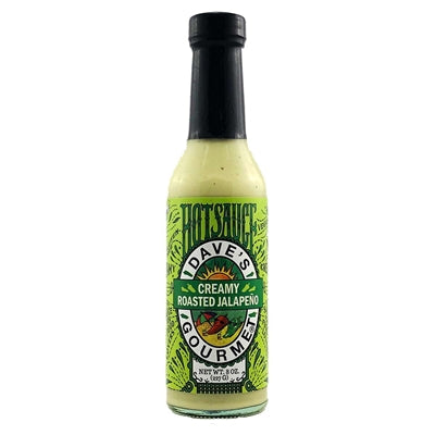 Dave's Gourmet Creamy Roasted Jalapeno Hot Sauce (Heat Rating: 4)