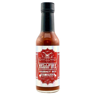 Hellfire Gourmet Red Hot Sauce (Heat Rating: 5)