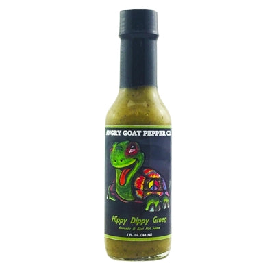 Angry Goat Pepper Co. Hippy Dippy Green Hot Sauce (Heat Rating: 3)