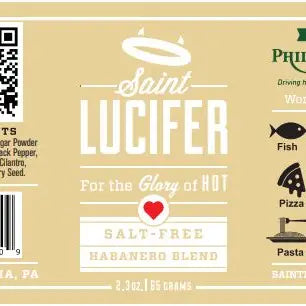 St. Lucifer Foods Co. Salt-Free Habanero Table Spice