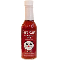 Fat Cat Everyday Red Jalapeno Hot Sauce (Heat Rating: 5)