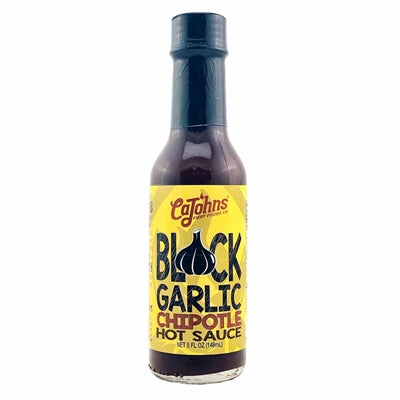 CaJohns Black Garlic Chipotle Hot Sauce (Heat Rating: 7)