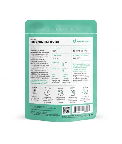 Omega Yeast: OYL-091 Hornindal Kveik