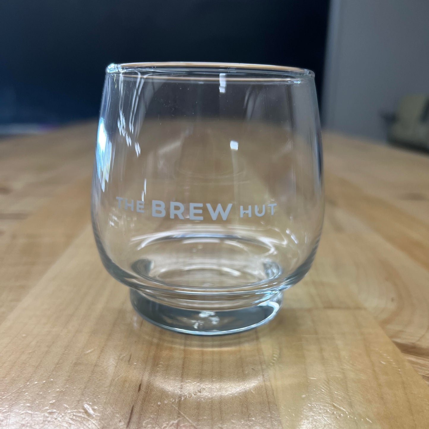 The Brew Hut Rocks Glass